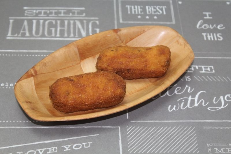 CROQUETAS DE HUEVOS FRITOS CON JAMON IBERICO