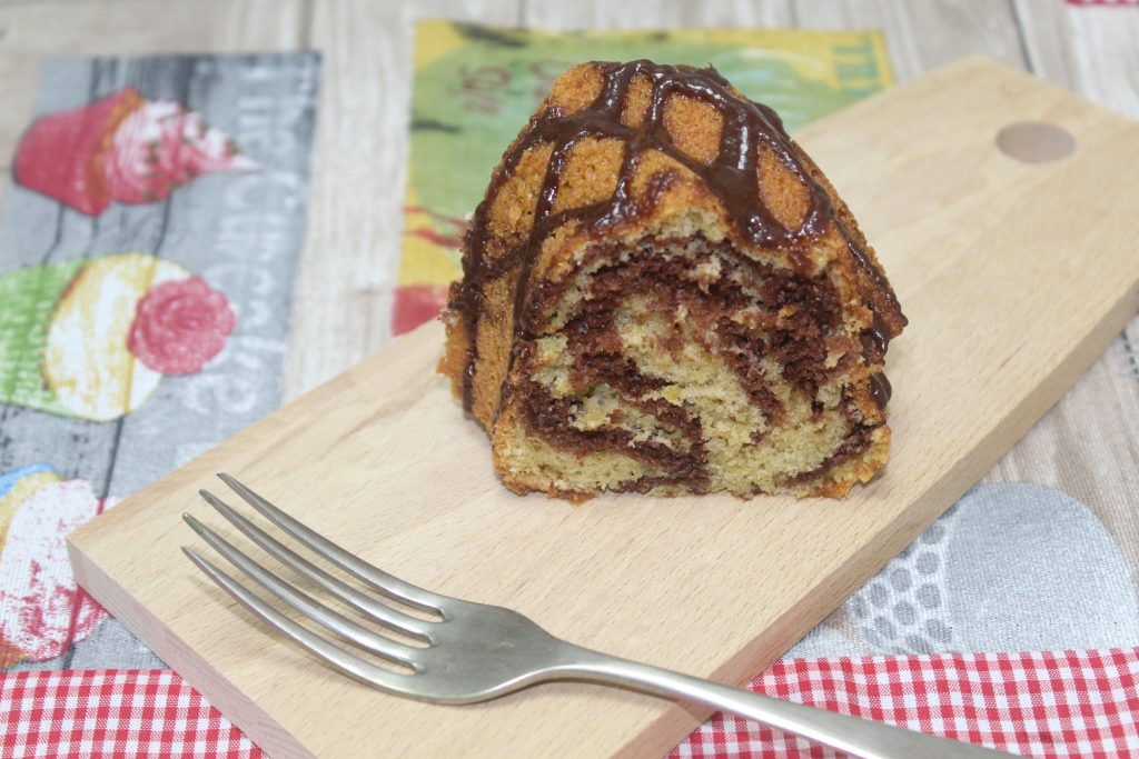 BIZCOCHO CEBRA DE CHOCOLATE Y VAINILLA SIN LACTOSA
