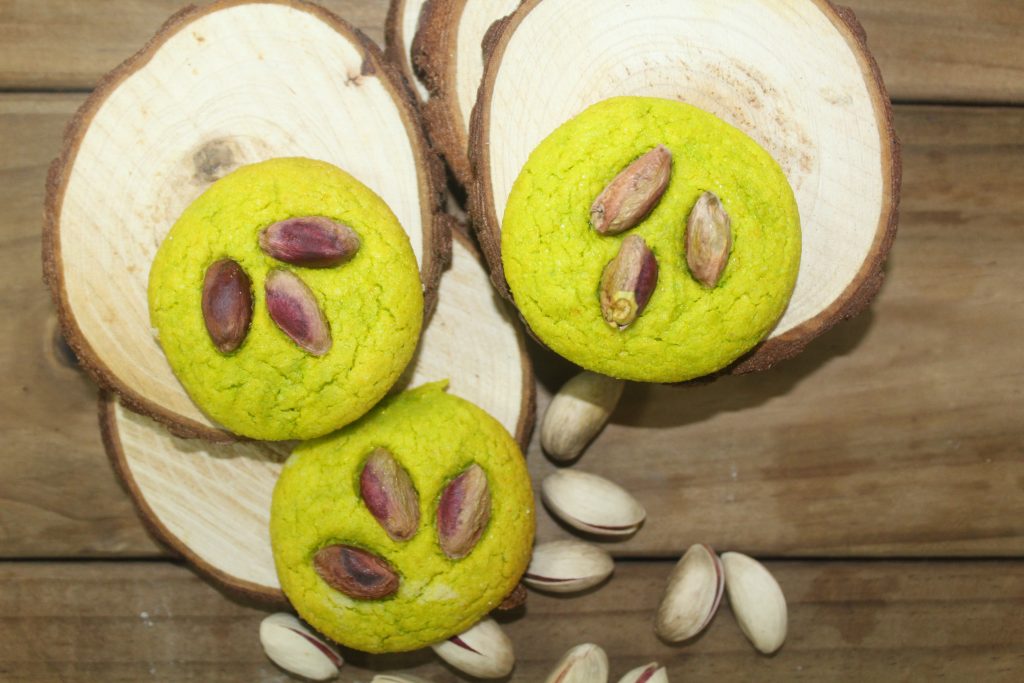 galletas de pistachos 3 ingredientes