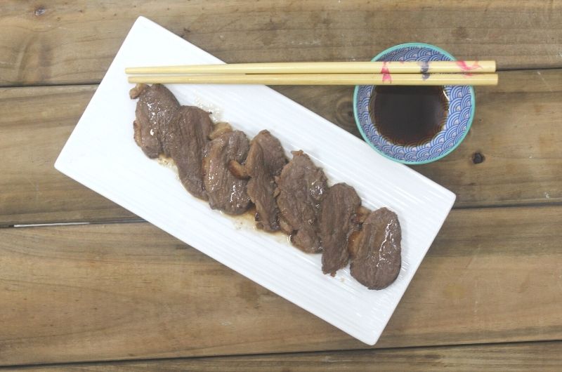 Magret de pato teriyaki