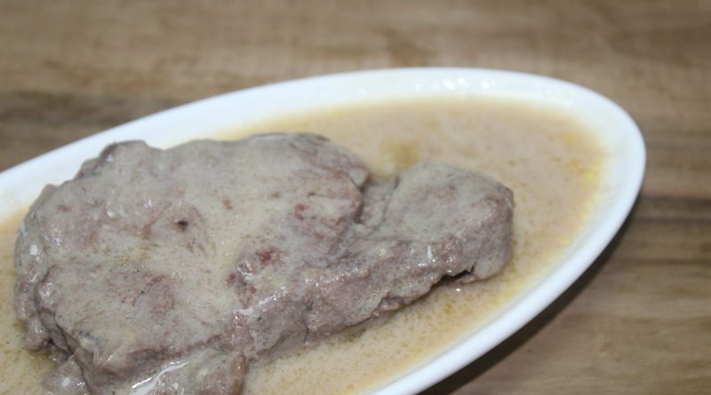 Solomillo de ternera con salsa de foie